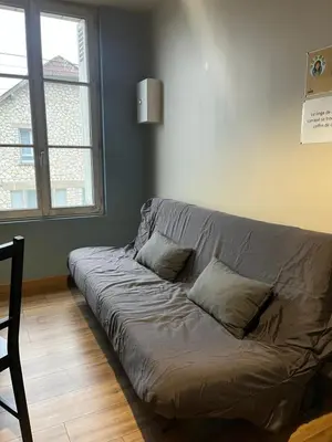 Coin salon dans l'établissement L'Agate Bleue