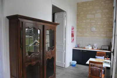 Plan de l'établissement LA Terrasse façon Giverny - GITE 2 personnes -