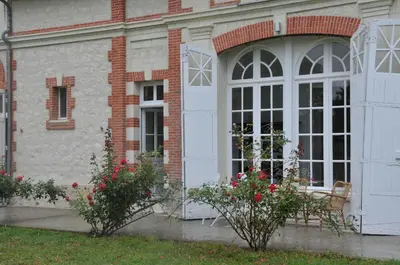 Façade ou entrée de l'établissement LA Terrasse façon Giverny - GITE 2 personnes -