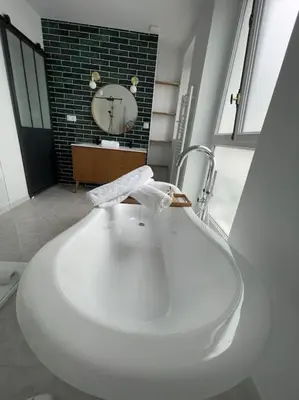 Salle de bains dans l'établissement Le grand Michelet centre de tours