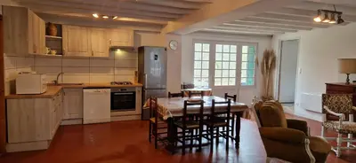 Cuisine ou kitchenette dans l'établissement Domaine des Aulnaies - Beauval - Mareuil sur Cher