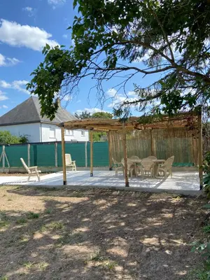 Vue générale sur la montagne ou vue sur la montagne depuis la villa