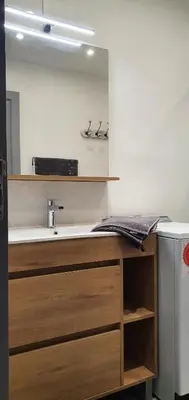 Cuisine ou kitchenette dans l'établissement Maison-Gite Chez Roland