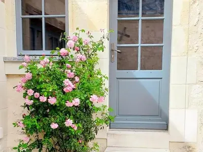 Jardin de l'établissement Gîte de charme avec jardin au cœur des châteaux, WiFi, parking inclus - FR-1-381-543