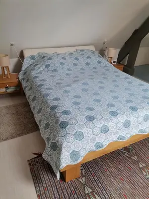 Un ou plusieurs lits dans un hébergement de l'établissement La dépendance, petite maison au calme 1Chambre