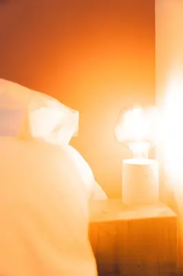 Un ou plusieurs lits dans un hébergement de l'établissement Le Gamay Appartement 6 personnes