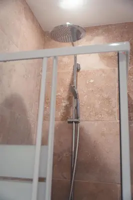 Salle de bains dans l'établissement L’Arbois – T2 pour 4 personnes