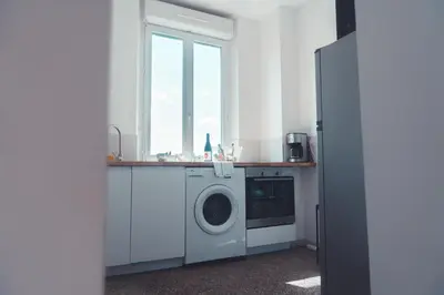 Cuisine ou kitchenette dans l'établissement L’Arbois – T2 pour 4 personnes