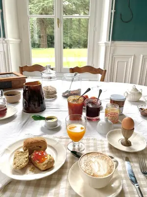 Nourriture dans le B&B/chambre d'hôtes ou à proximité