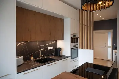 Cuisine ou kitchenette dans l'établissement Grammont 5 - Appartement luxueux à Tours