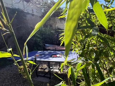 Jardin de l'établissement gite Chezelle