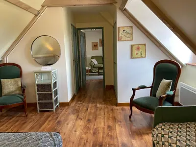 Coin salon dans l'établissement La Melerie