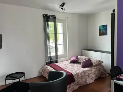 Un ou plusieurs lits dans un hébergement de l'établissement L’Escale: Appartement complet