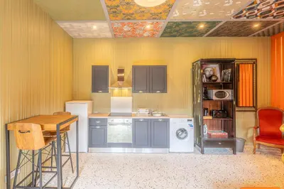 Cuisine ou kitchenette dans l'établissement La Maison du Bois Brûlé 2 - Avec piscine partagée