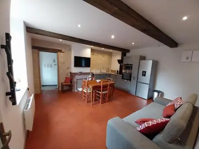 Cuisine ou kitchenette dans l'établissement Chambord, entre Loire et Sologne