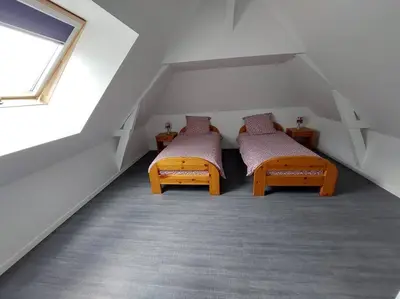 Coin salon dans l'établissement Superbe gite familial pour 10 personnes à Gizeux