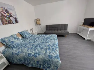 Un ou plusieurs lits dans un hébergement de l'établissement Superbe gite familial pour 10 personnes à Gizeux