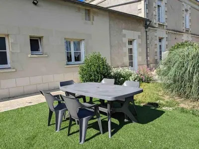 Jardin de l'établissement Le Gîte des Marronniers - location 3* avec piscine