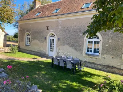 Jardin de l'établissement Maison de Campagne avec Piscine, Vallée de la Loire