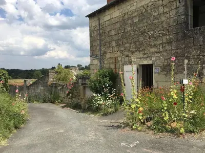 Jardin de l'établissement Gîte Bon Accueil, 3 étoiles, Souzay-Champigny 49
