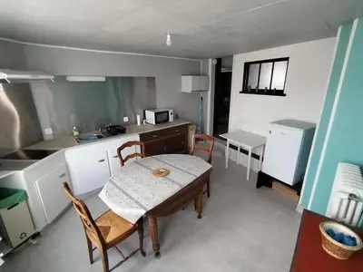 Cuisine ou kitchenette dans l'établissement L'Appart' Abri vélos - Bikes shelter