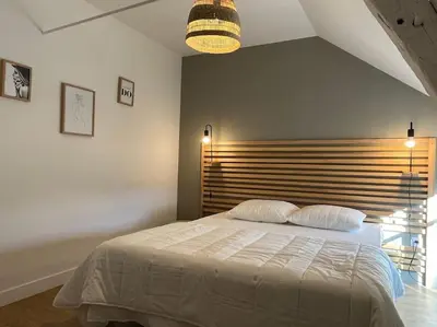 Un ou plusieurs lits dans un hébergement de l'établissement Le chaleureux. Maison à 2 pas du centre ville/proche du zoo de Beauval