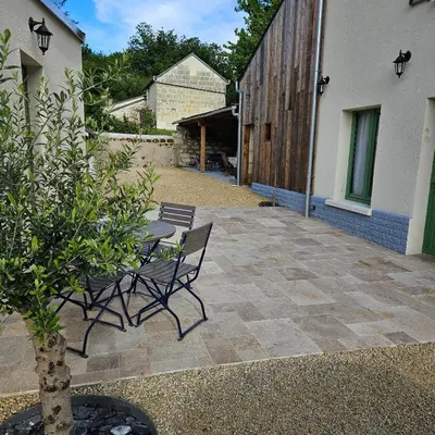 Jardin de l'établissement Gite le Montinho