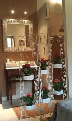 Salle de bains dans l'établissement La Jacquière