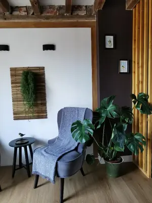 Coin salon dans l'établissement La Jacquière