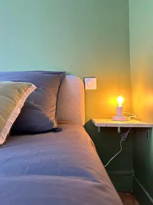 Un ou plusieurs lits dans un hébergement de l'établissement Appartement cosy et moderne - 2 Chambres