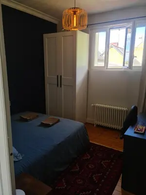 Un ou plusieurs lits dans un hébergement de l'établissement La chambre du bosquet