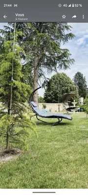 Jardin de l'établissement L'Écrin de l'Amour