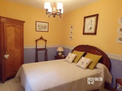 Un ou plusieurs lits dans un hébergement de l'établissement Le Chandelier