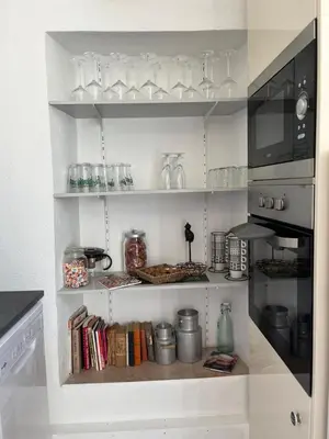 Cuisine ou kitchenette dans l'établissement Côté Escaliers - Cosy appartement au cœur de Blois