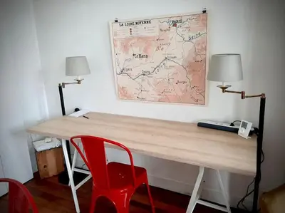 Plan de l'établissement Tours - Grand appartement - centre ville parking gratuit