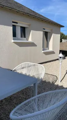 Balcon ou terrasse dans l'établissement Cocon Cosy : Gîte à 4 minutes du Zoo de Beauval