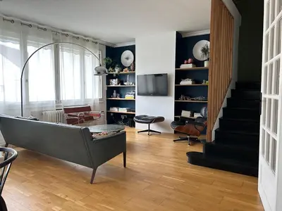 Coin salon dans l'établissement maison d'Adrien et Mathilde