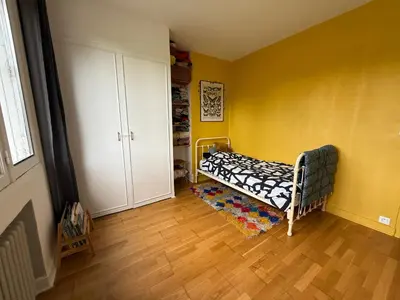 Un ou plusieurs lits dans un hébergement de l'établissement maison d'Adrien et Mathilde