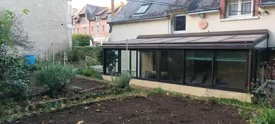 Jardin de l'établissement Le Gîte au Pied du Château de Chaumont