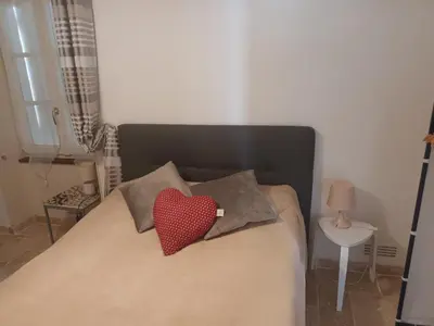 Un ou plusieurs lits dans un hébergement de l'établissement Le Gîte au Pied du Château de Chaumont