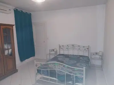 Un ou plusieurs lits dans un hébergement de l'établissement Cocon calme, 2 pièces Tours proche bord de Loire