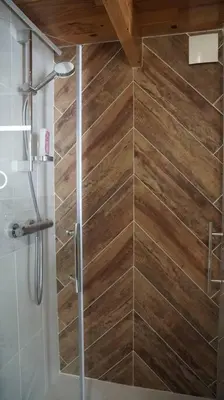 Salle de bains dans l'établissement Gîte Coco Studio à 20 km de Saumur