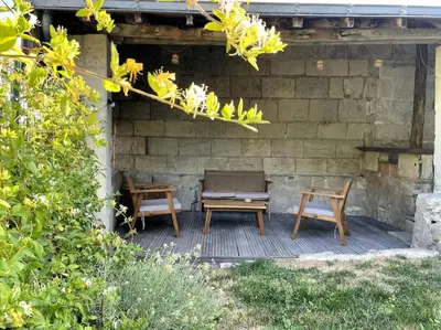Jardin de l'établissement Chez Juliette - Maison et jardin - bord de Loire à Saumur