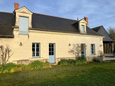 Jardin de l'établissement charmant studio dans une longère