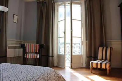 Un ou plusieurs lits dans un hébergement de l'établissement La Terrasse d'Octave