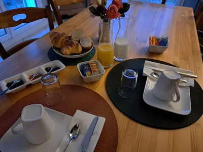 Nourriture dans le B&B/chambre d'hôtes ou à proximité