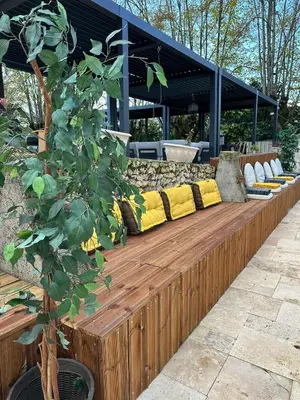 Jardin de l'établissement Gîte la Baronnière