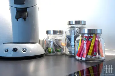 Cuisine ou kitchenette dans l'établissement Le Florey / Hôpital Trousseau