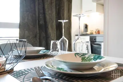 Cuisine ou kitchenette dans l'établissement Le Florey / Hôpital Trousseau
