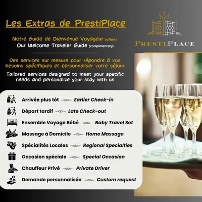 Boissons dans l'établissement Le Presti-Twin - PrestiPlace Collection